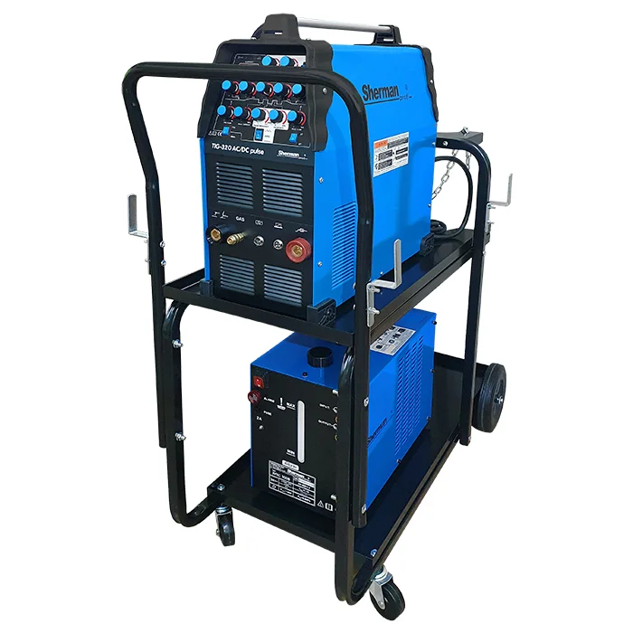 Sherman TIG 320 AC/DC Pulse + Wózek + Chłodnica