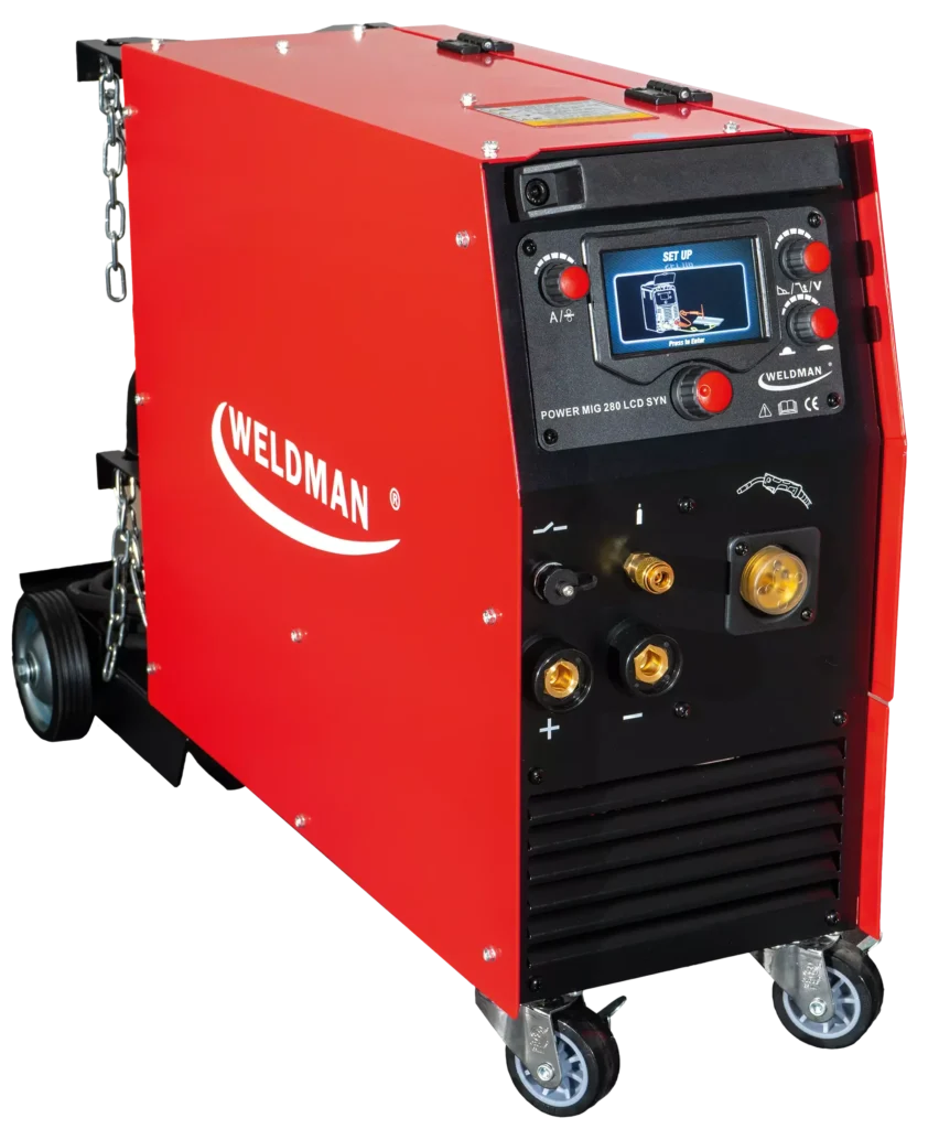 Weldman POWER MIG 280 LCD SYNERGY 4×4