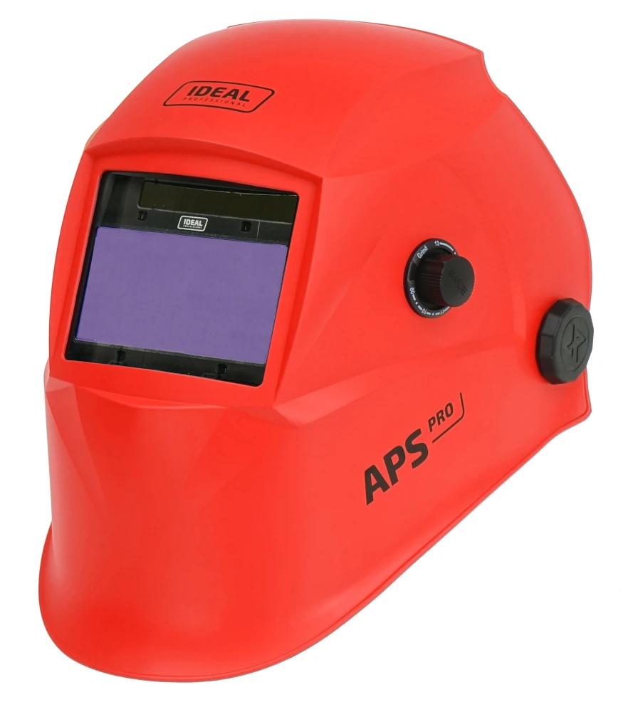 Przyłbica IDEAL APS-718G RED MATT TrueColour