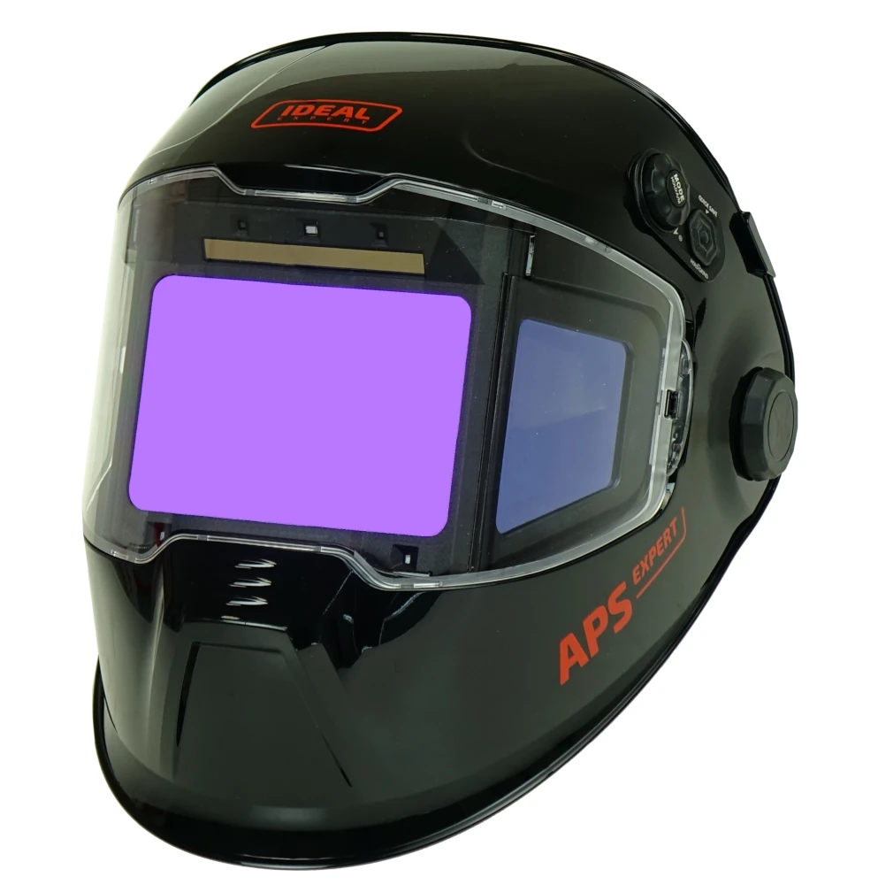 Przyłbica IDEAL APS Expert D43-MAXI-AMS+ PANORAMA BLACK TrueView+