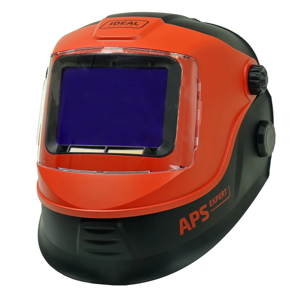 Przyłbica IDEAL APS Expert P33-MAXI-RC2-A/M-F1-FLIP BLACK+RED TrueView+