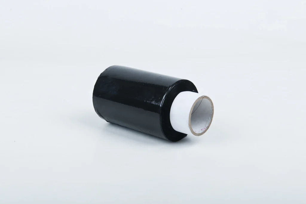 Folia stretch czarna 10cm / 0,25kg Mini Rap