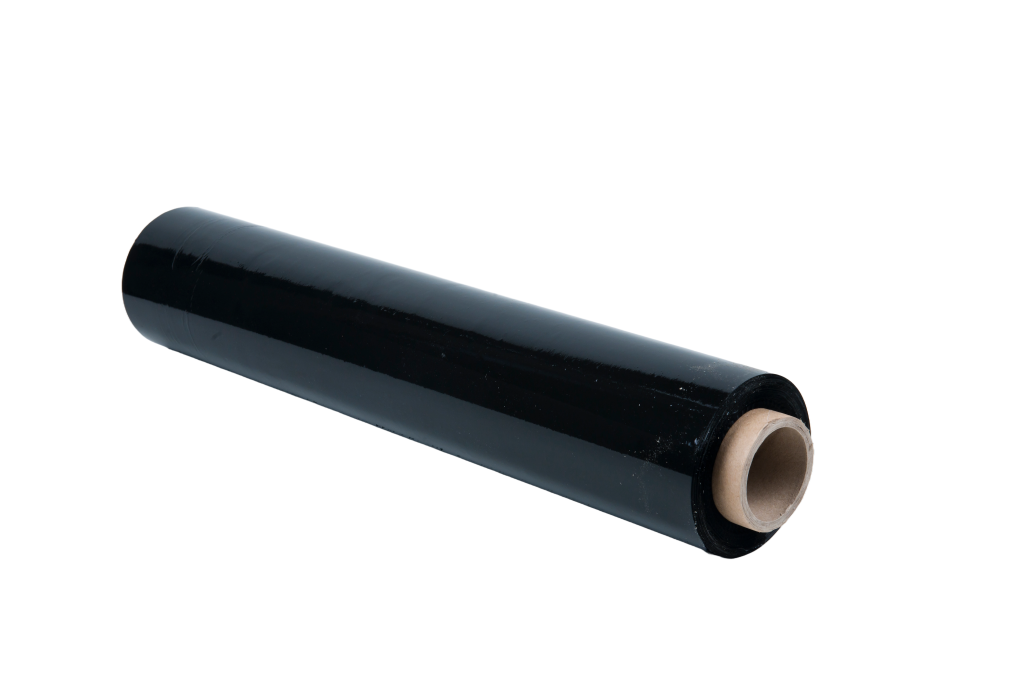 Folia stretch czarna 50cm / 1,5kg